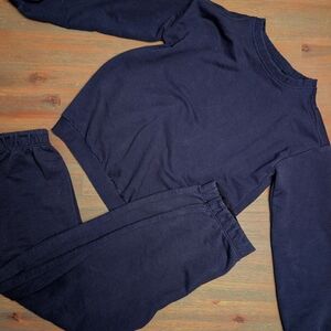 Kids Navy Blue Matching Set